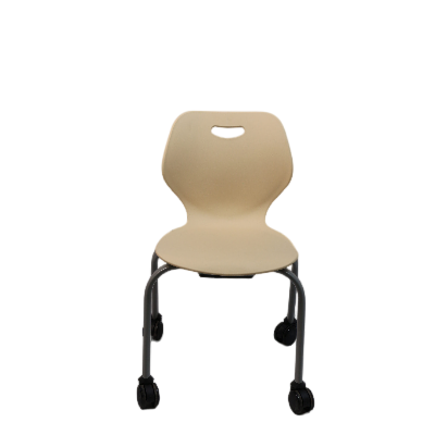 Mobile Stackable ABS Classroom Chair with Casters