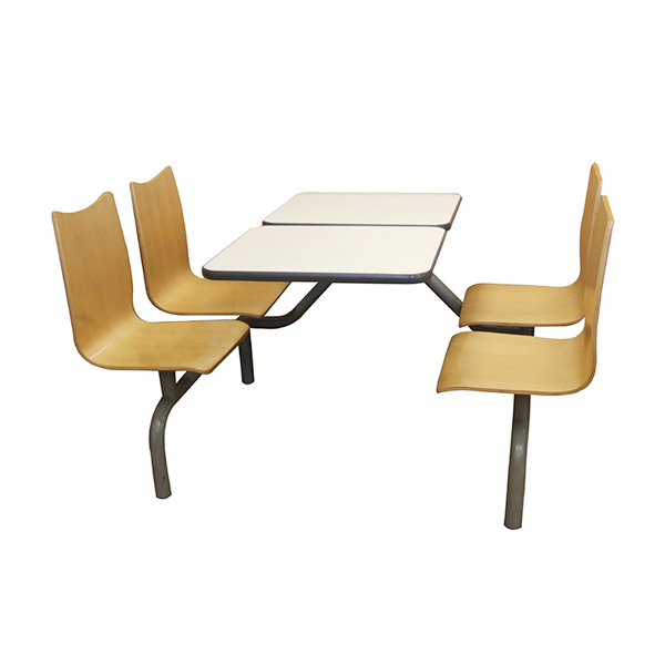 Integrated Dining Table And Chair