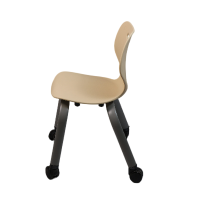 Mobile Stackable ABS Classroom Chair with Casters