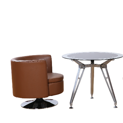 Executive Leather Swivel Chair for Lounges