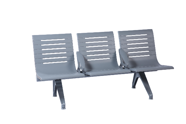 3-Seater Metal Waiting Bench
