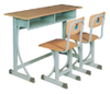 Standard C-Shaped School Desk and Chair