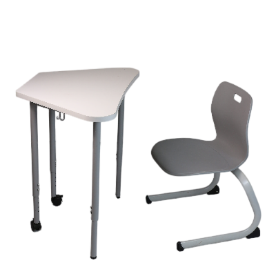 Modular Trapezoid Tables for Smart & Collaborative Classrooms