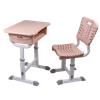 KD Steel-Plastic Octagonal Pipe Desk and Chair Set (Stackable)