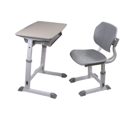French Style Height-Adjustable Desk with Matching Chair (Flat-Pack)