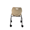 Mobile Stackable ABS Classroom Chair with Casters