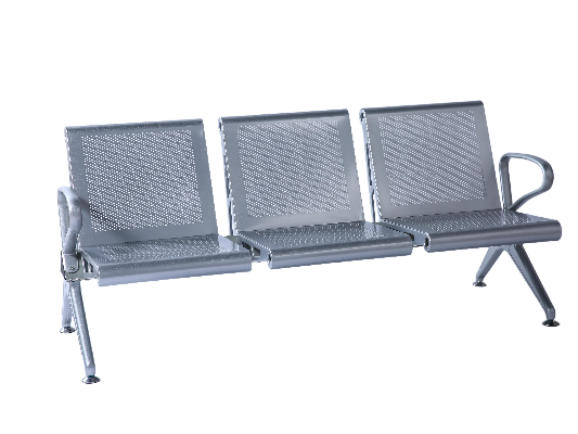 3-Seater Metal Waiting Bench