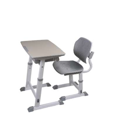 French Style Height-Adjustable Desk with Matching Chair (Flat-Pack)