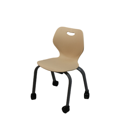 Mobile Stackable ABS Classroom Chair with Casters