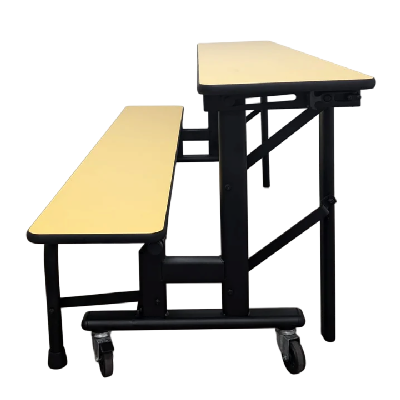 Mobile Convertible Bench Table