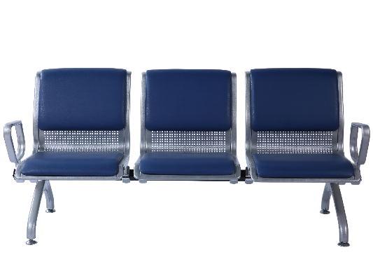 3-Seater Metal Waiting Bench